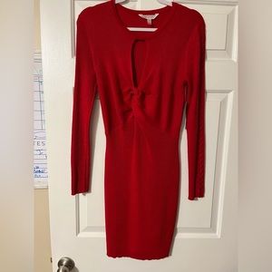 Large Red Sweater Dress- no boundaries- NWT